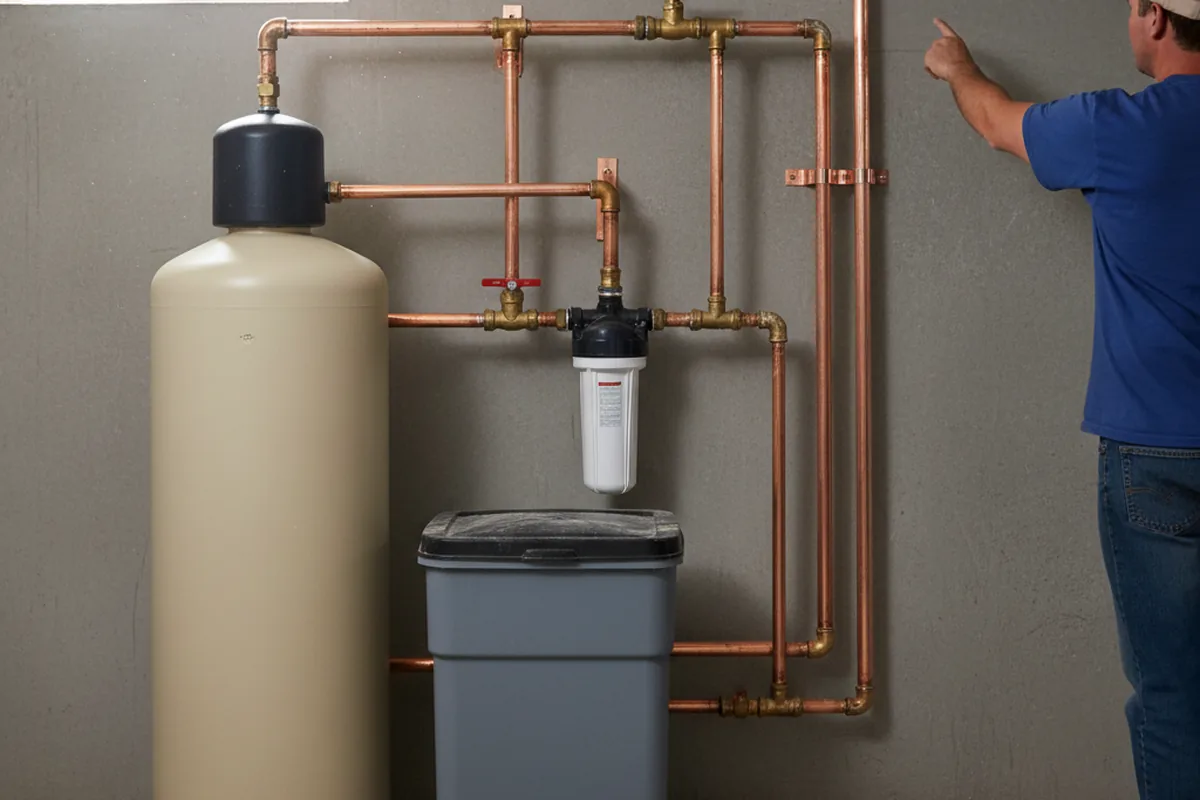 Whole-house water treatment system installed in Osgood